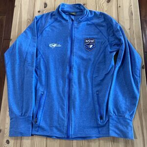 Ramo Kangaroo Classic NSW Rugby League Full Zip Jacket Blue size 14